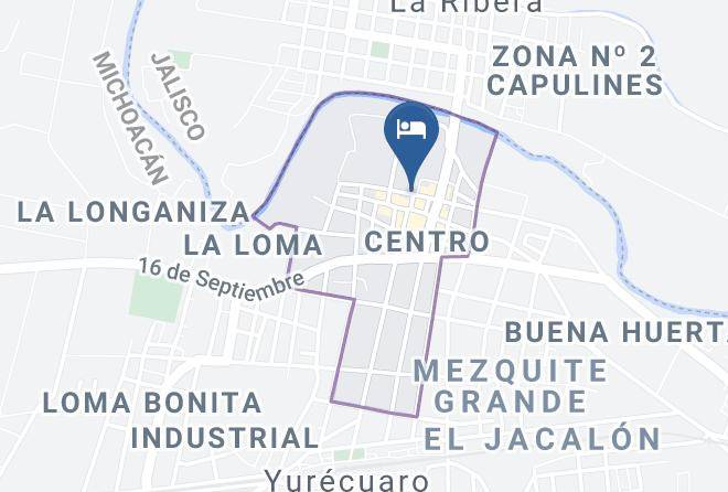 Yurecuaro - Hotel Palacio Maps