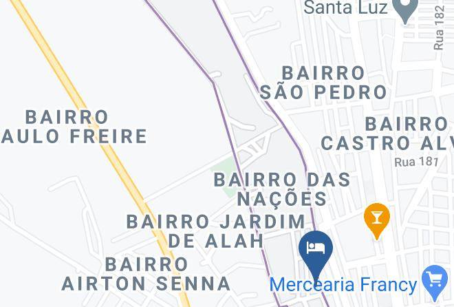 Santa Luz - Hotel Palacios Maps