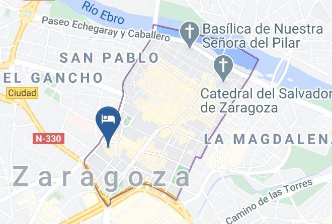 Zaragoza - Hotel Palafox Zaragoza Maps