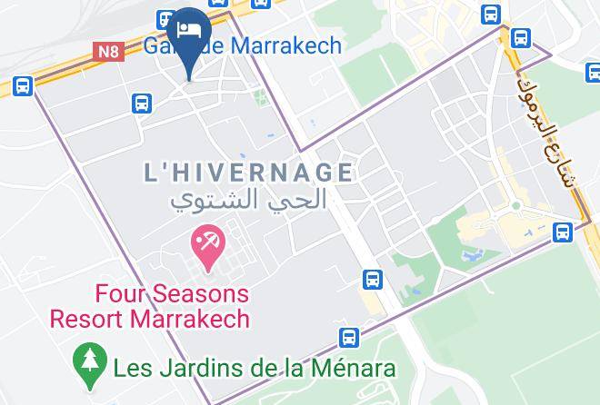 Marrakesh - Hotel Palais Al Bahja Maps