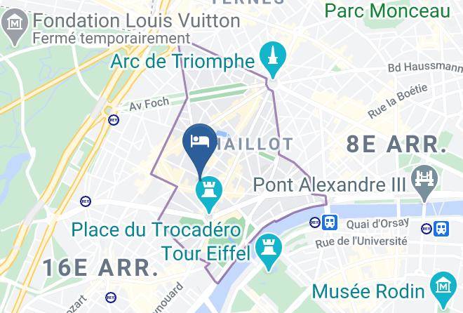 Paris - Hotel Palais De Chaillot Maps