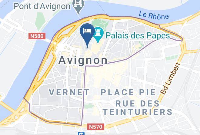 Vaucluse - Hotel Palais Des Papes Maps