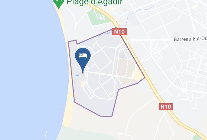 Agadir - Hotel Palais Des Roses Maps