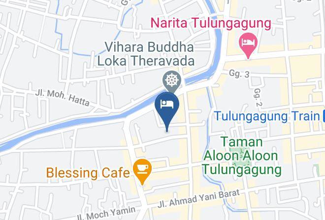 Tulungagung Regency - Hotel Palapa Maps