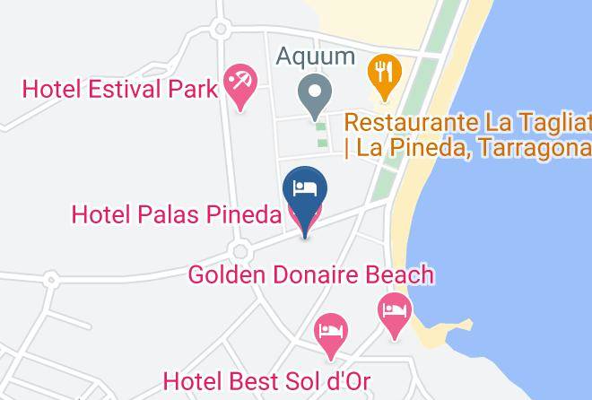 Tarragona - Hotel Palas Pineda Maps