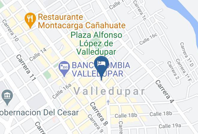 Valledupar - Hotel Palatino Maps