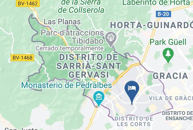 Barcelona - Hotel Palauet Tres Torres Maps