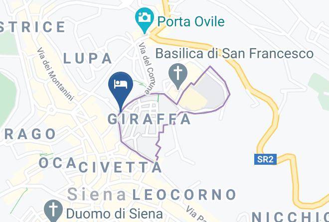 Siena - Hotel T S R L Hotel Palazzetto Rosso Maps