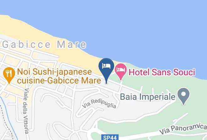 Pesaro And Urbino - Hotel Palazzi Gabicce Mare Maps
