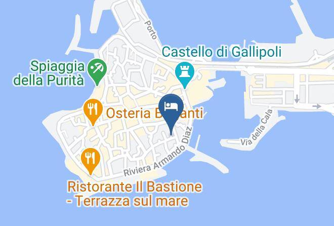 Lecce - Hotel Palazzo Gallo Resort Maps