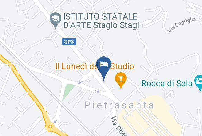 Lucca - Hotel Palazzo Guiscardo Pietrasanta Maps