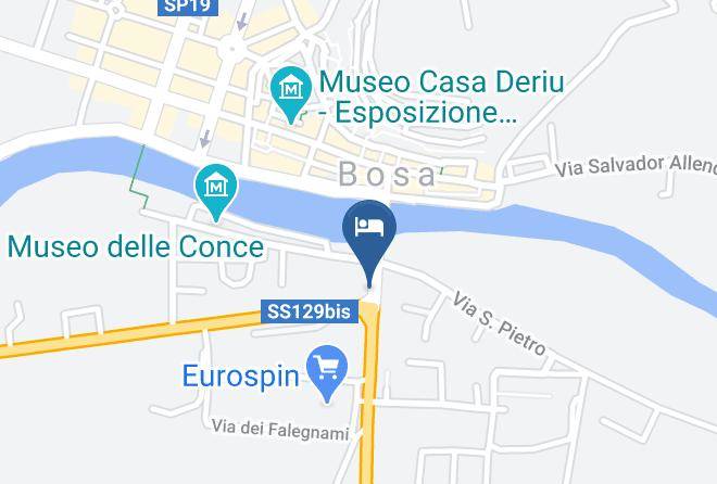 Hotel Palazzo Pischedda Bosa Map
