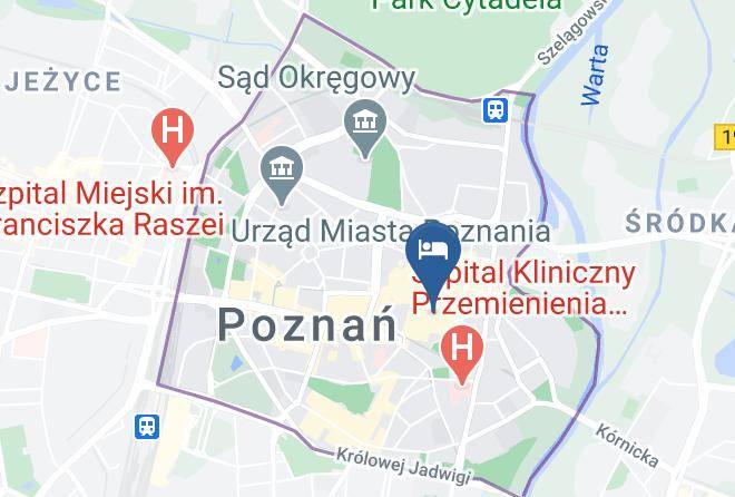 Poznan - Hotel Palazzo Rosso Maps