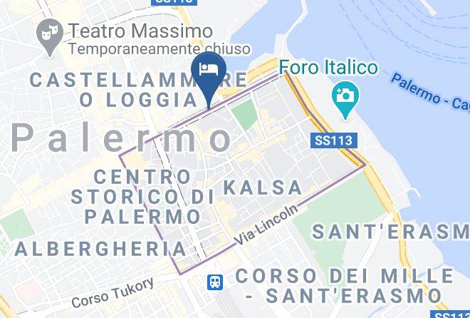 Palermo - Hotel Palazzo Sitano Maps