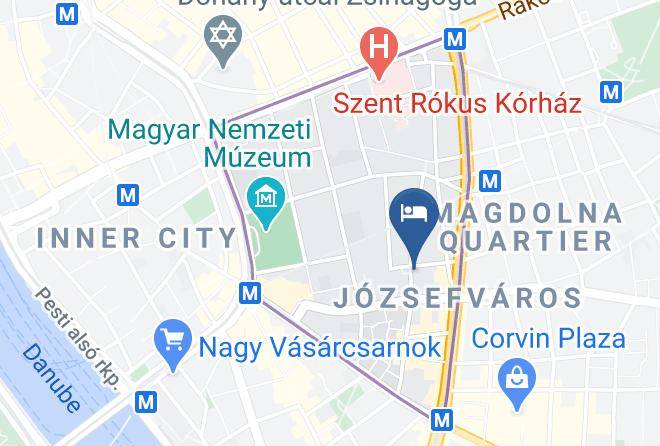 Budapest 8 Kerulet - Hotel Palazzo Zichy Maps