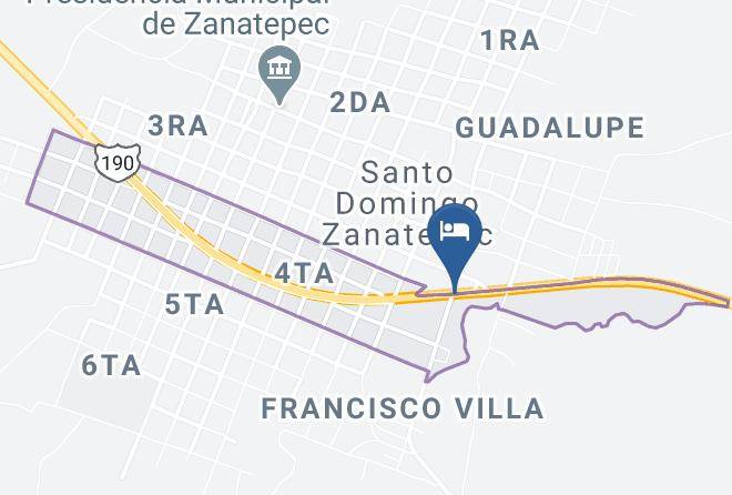 Santo Domingo Zanatepec - Hotel Palenque Maps