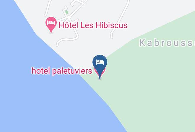Oussouye - Hotel Paletuviers Maps