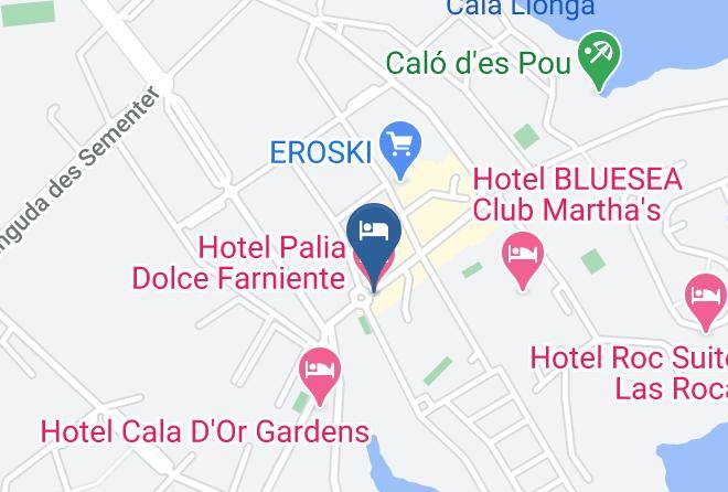 Baleares - Hotel Palia Dolce Farniente Maps