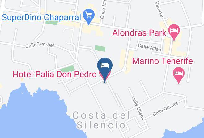 Santa Cruz De Tenerife - Hotel Palia Don Pedro Maps