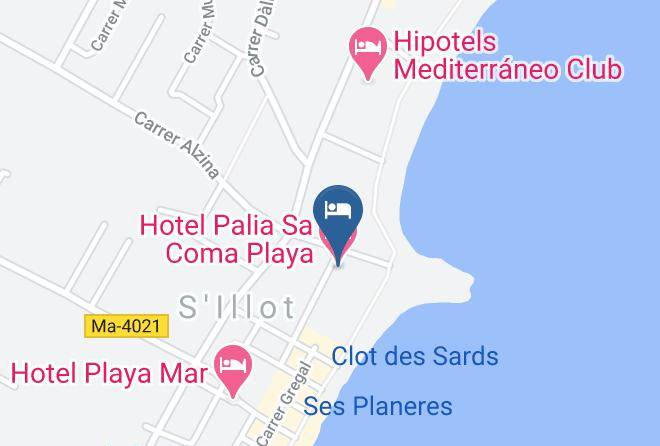 Baleares - Hotel Palia Sa Coma Playa Maps