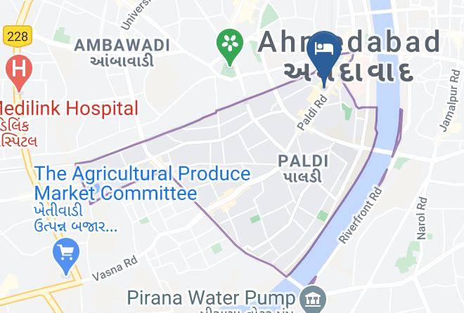 Ahmadabad - Hotel Palliate Maps