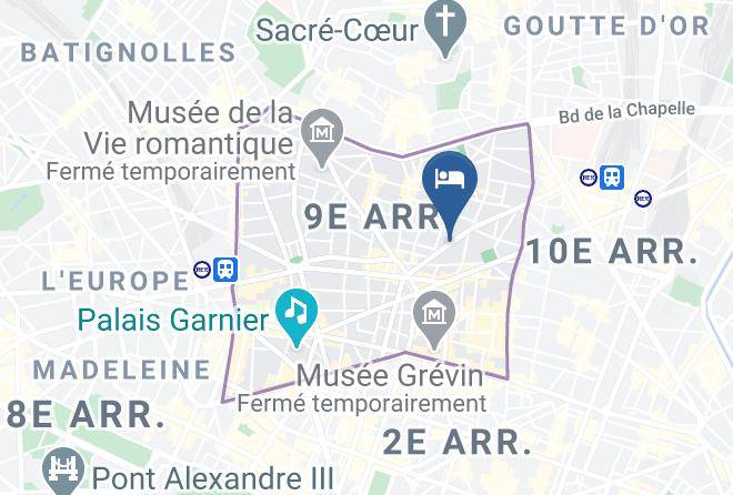 Paris - Hotel Palm Astotel Maps