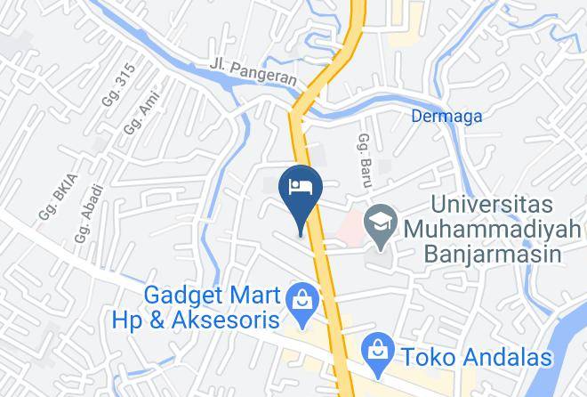 Banjarmasin - Hotel Palm Maps