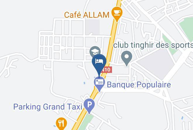 Tinghir - Hotel Palm Barraoui Maps