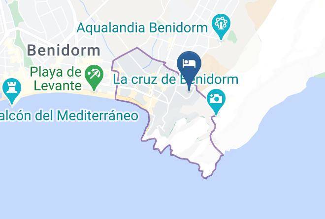 Alicante - Hotel Palm Beach Benidorm Maps