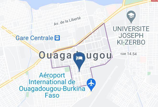 Kadiogo - Hotel Palm Beach Maps