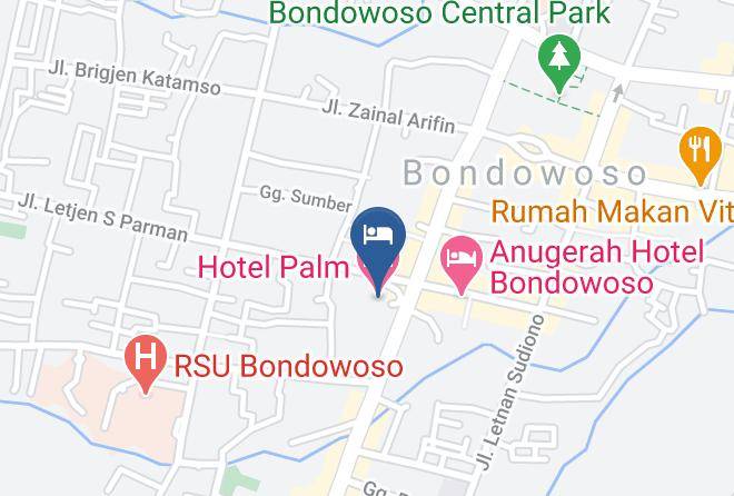 Bondowoso Regency - Hotel Palm Maps