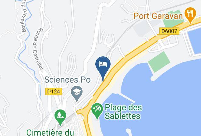 Maritime Alps - Hotel Palm Garavan Maps