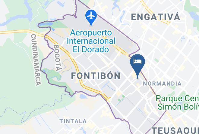 Bogota - Hotel Palma De La Sabana Maps