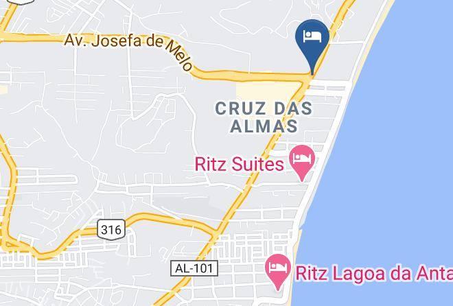 Maceio - Hotel Palma Nova Maps