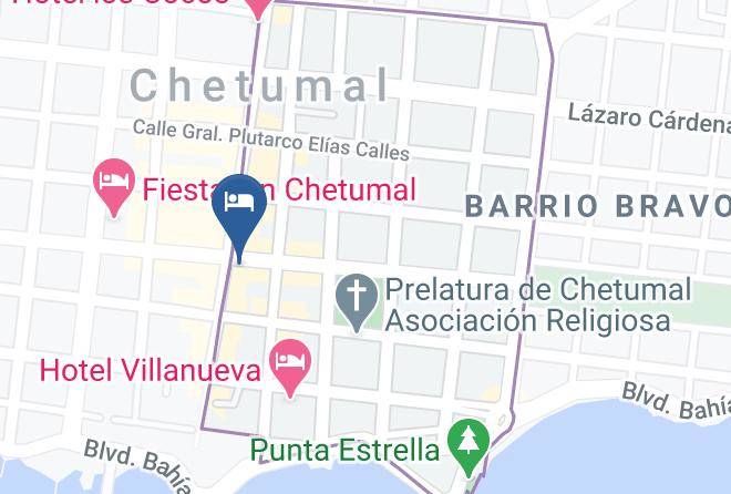 Othon P Blanco - Hotel Palma Real Maps