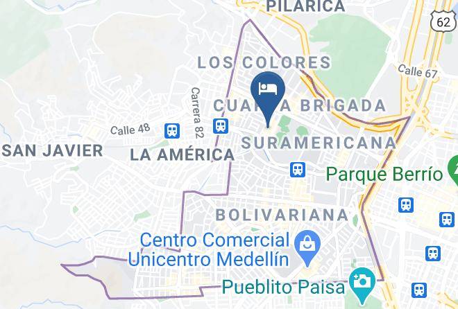 Medellin - Hotel Palma Rosa Maps