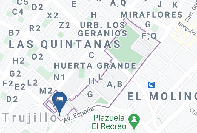 Trujillo - Hotel Palmas Reales Maps