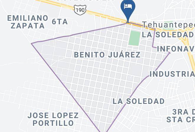 Santo Domingo Tehuantepec - Hotel Palmas Maps
