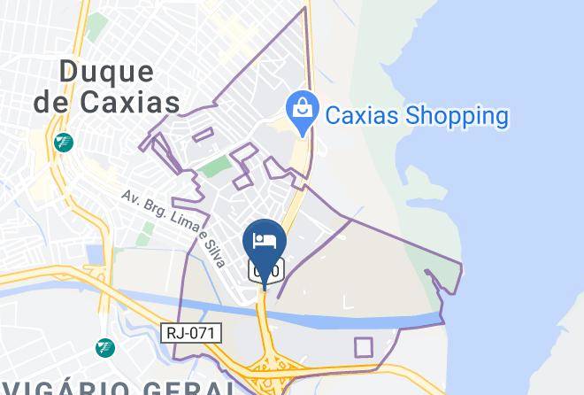 Duque De Caxias - Hotel Palmeiras Maps