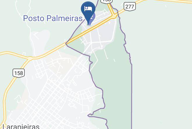 Laranjeiras Do Sul - Hotel Palmeiras Maps