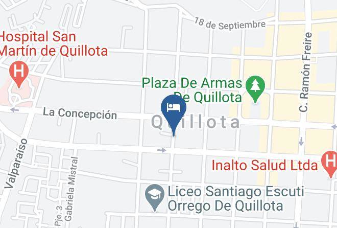 Quillota Province - Hotel Palmeras Maps