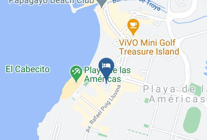 Santa Cruz De Tenerife - Hotel Palmeras S A Maps