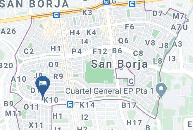 San Borja - Hotel Palmetto Maps