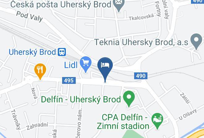 Uherske Hradiste - Hotel Palmira Maps
