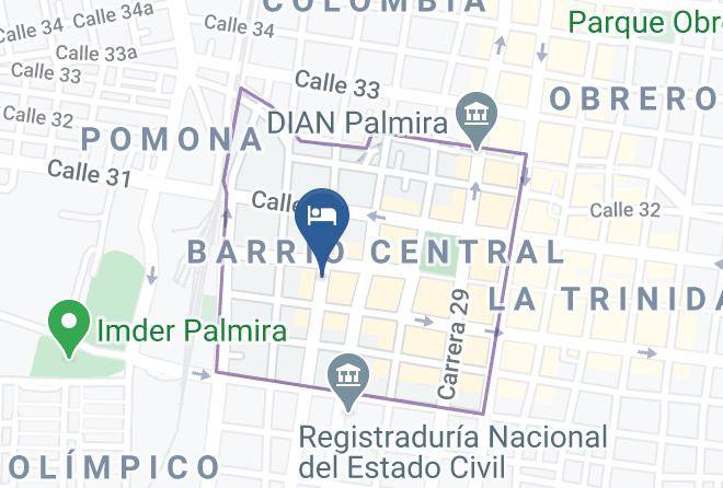 Palmira - Hotel Palms Central Maps