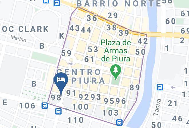 Piura - Hotel Palo De Agua Maps