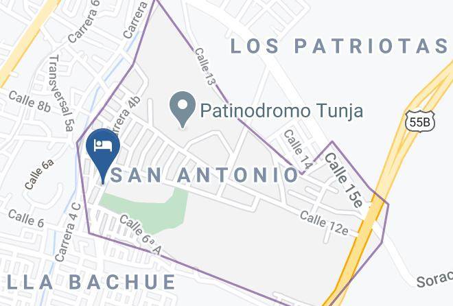 Tunja - Hotel Palos Verdes Tunja Maps