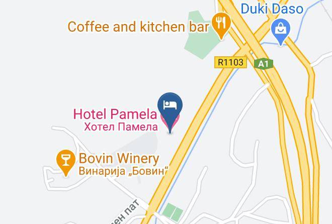 Negotino - Hotel Pamela Maps