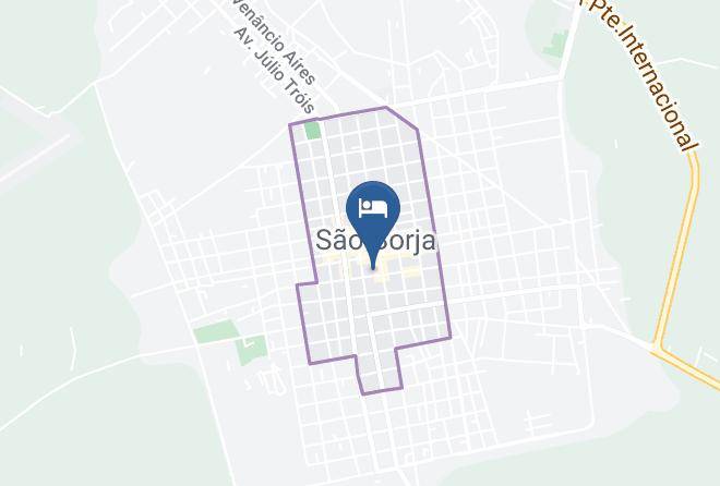 Sao Borja - Hotel Pampa Maps
