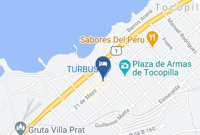 Tocopilla Province - Hotel Pampamar Maps
